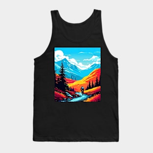 Mountain Biking Trail, Sports Cycling Tank Top